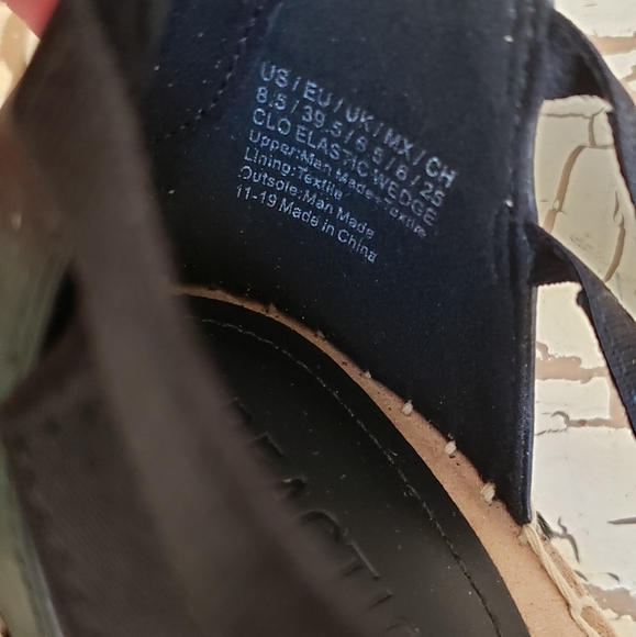 8.5 Kenneth Cole Reaction Espadrille Black Excellent Condition - Picture 3 of 6